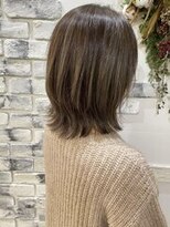 アルファ(alpha)&nbsp;大人ガーリー/ダークアッシュ/似合わせカット/ミディアムレイヤ
