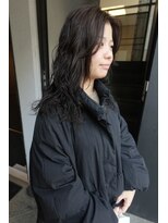 テテ ニコ(tete nico)&nbsp;ブラウンベージュ×ニュアンスパーマ