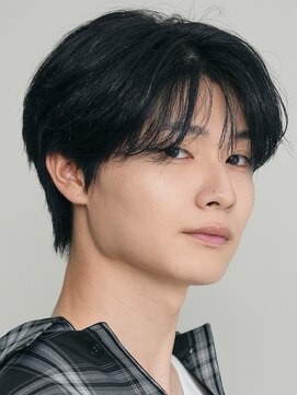 フィフス 渋谷(fifth) 渋谷大人ニュアンスパーマメンズカット緩め微分けマッシュ毛流れ