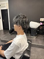 キートゥー(Key to)&nbsp;大人シルバーハイライト×パーマ