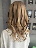 ミルクティーベージュ×ローライト