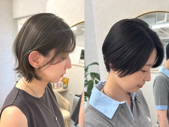 ルフトバイアンビエンテ(Luft by ambiente)の写真/【カット＋カラー＋ドクタートリートメント￥11550】顔周りの似合わせに定評あり♪全席半個室/口コミ4.9◎