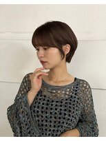 ザ ブリンク(THE BLINK) 【骨格補正】ひし形ショートボブで朝ラク小顔見えヘア