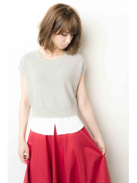 ガーデントウキョウ(GARDEN Tokyo) 透明感が出るしっとりフェミニンスタイル。　束感×透明感