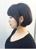 ナチュラル黒髪ショートボブ【Ruufus恵比寿渋谷】
