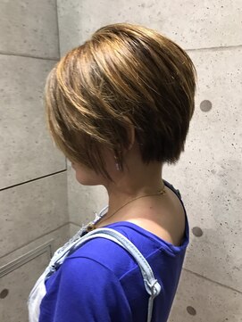 ヘアサロン ドットプラス 町田店(dot. plus) サロンワーク×ショートボブ×直毛