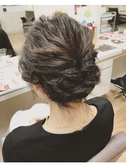 大人ヘアセット