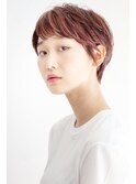 ピンクベージュの大人かわいいセシルカットno.1　合田恵生
