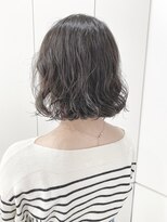 ジーニー 横浜(giinii)&nbsp;giinii横浜_コテ巻き風パーマ_ボブパーマ_渋谷良太