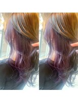 ヘアアトリエコモノ(hair l'atelier KoMoNo) #インナーカラー×purple