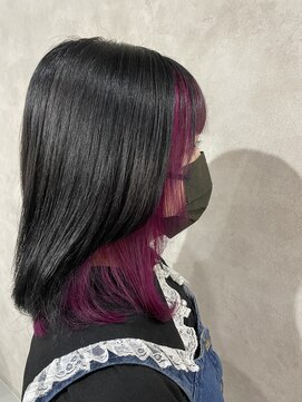 ターフタカサキディエル(TURF TAKASAKI D.L) フレーミングインナーカラー×ピンクバイオレット