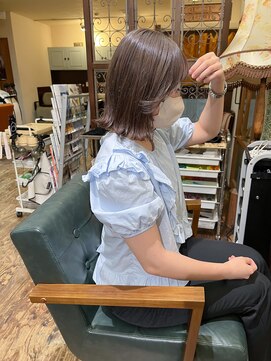 ロチカバイドールヘアー 心斎橋(Rotika by Doll hair) milk tea greige