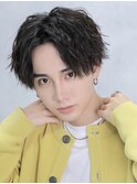 ソフトツイストスパイラルパーマ センターパート by高橋直希ANDY