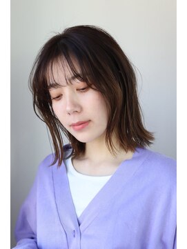 ヘアーアンドメイク エクリ 不動前店(Hair&Make equri) 外ハネボブ