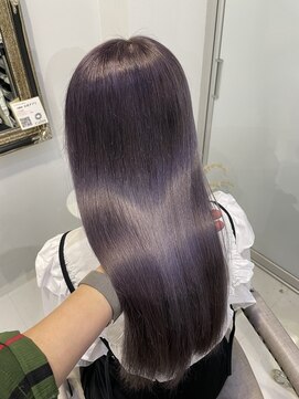 カルム(calm) ダブルカラー / ラベンダーグレー