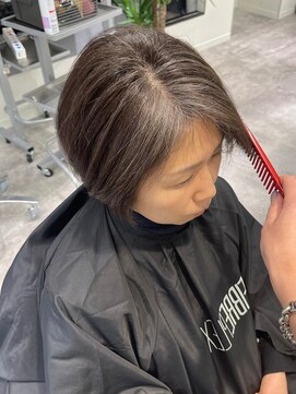 GBG 自由が丘 *After→Before*右スワイプ【白髪ぼかしベージュ】[30代40代50代