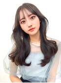 大人可愛いくびれヘア　韓国ヘア　レイヤーカット　顔まわり#