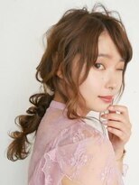 アース 川崎店(HAIR&MAKE EARTH) レディース　ロング　ヘアアレンジ　ブラウン　モテ　愛され