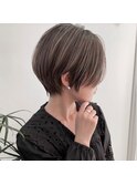 大人ショート/前髪長めショート/綺麗めショート