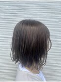 アッシュ__ブラウン__ボブ