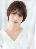 大人かっこいいニュアンスカラー髪質改善ショートa天王台