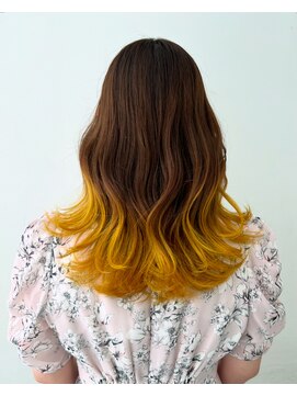 アライブ キチジョウジ(ALIVE Kichijoji) 【ALIVE吉祥寺】イエローブラウングラデーションカラー