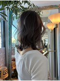 【AYANO】8/ ミディアムヘア透明感たっぷりラベンダーアッシュ