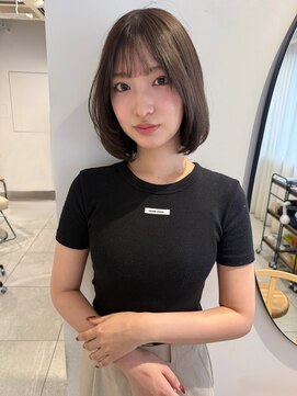 ノック(knock) ふんわりグレージュボブ