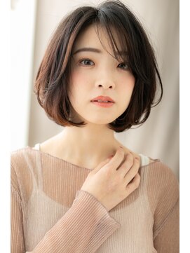 カバーヘア ブリス 北浦和(COVER HAIR bliss) 大人美人レイヤーカット黒髪ミディアム小顔ボブZ北浦和30代40代