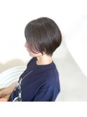 大人ショート◎暗髪