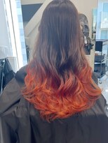 アライブ キチジョウジ(ALIVE Kichijoji)&nbsp;【ALIVE吉祥寺】オレンジブラウングラデーションカラー