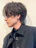 【京都1のセンターパート】メンズカット＋ニュアンスパーマ