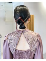 ムーン バイ ケンジ(moon by KENJE)&nbsp;【hinari】#お呼ばれヘア #タイトヘアスタイル