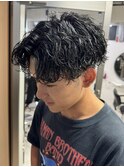 横浜シャドウパーマスパイラルパーマ波巻きパーマセンターパート