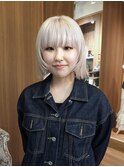 《fuuki style》ホワイトカラー ボブ
