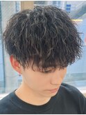 奈良men's縦落ちツイストスパイラルパーマツイストパーマ