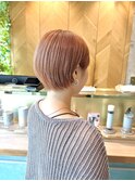 ミニウルフレイヤーカット顔周りカット前髪カットショート/大宮