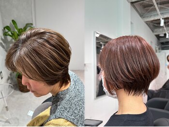 ハーツ 船橋(HEARTS)の写真/【大人のお洒落を応援し続けるサロン】自然に馴染む脱白髪染めは、デザイン性のあるスタイルも叶う！