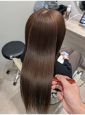 ナチュラルブラウン髪質改善