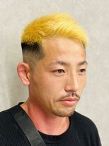 スター(STAR)&nbsp;ブロンドショート×フェード/刈り上げショート/メンズカット