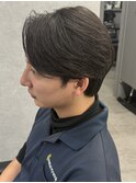 メンズセンターパートパーマニュアンスパーマフェザーパーマ