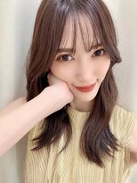 シェリー 仙台(Cherie)&nbsp;髪質改善カラー大人韓国風レイヤーカット小顔ヘアOL韓国風外ハネ