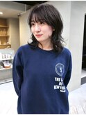 40代50代大人可愛い◎エアリーウルフ×ふんわりヘア