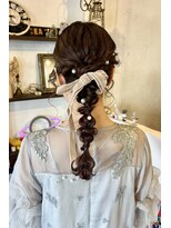 ヘアサロン チェルシー(hair salon chelsea)&nbsp;編みおろしアレンジ♪