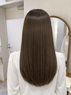 アンド ラ ブランシュ(&.La Blanche) イメチェン/ピンクベージュ/アンブレラカラー/大宮