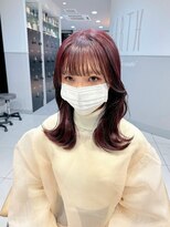 アース コアフュールボーテ 諏訪店(EARTH coiffure beaute) ハイトーンカラー_レイヤーカット_フェイスレイヤー