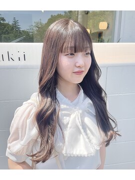 ユキ 八事(yukii) シフォンブラウン/透明感カラー/水素カラー/ワンカラー