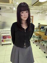 マアム ジー 明大前店(ma'am Zee)&nbsp;顔周りレイヤー×ダークチェリー