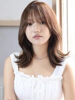 カーム(calm) ダークパープル/ナチュラルショート/夏のヘアアレンジ/鹿島田