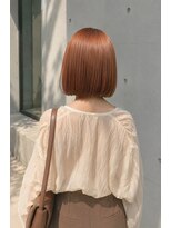 ヘアーサロンクレオ(CREO) ぱつっとオレンジ